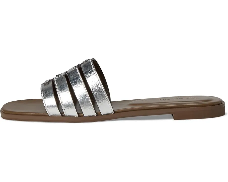Сандалии Tory Burch Ines Cage с открытым носком и двойным логотипом