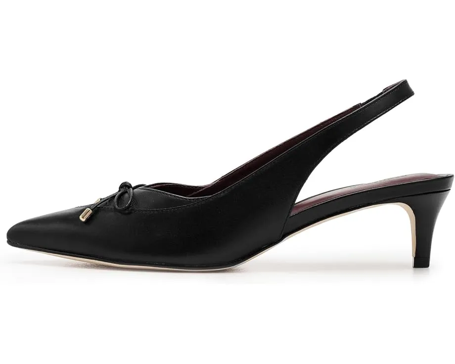 Туфли Misha с открытой пяткой и бантом из кожи от Bernardo