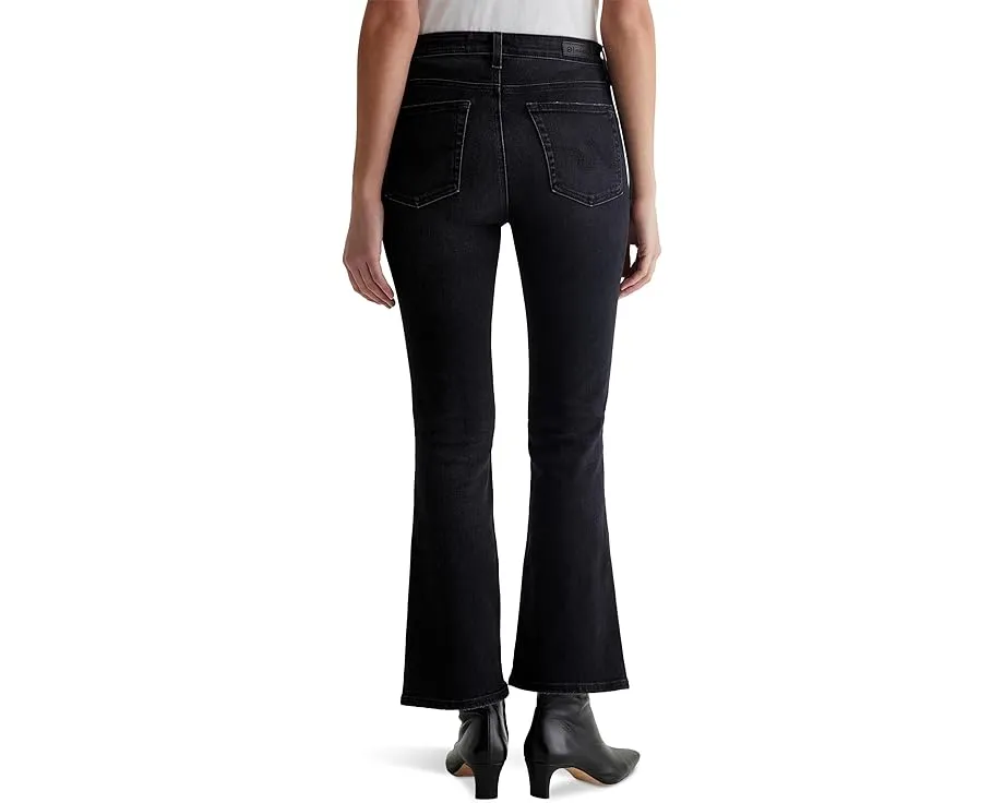 Джинсы AG Jeans Farrah с завышенной талией и укороченным расклешенным кроем Boot