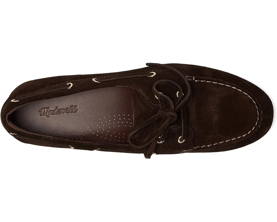 Обувь Madewell Julien в стиле топ-сайдерс из кожи