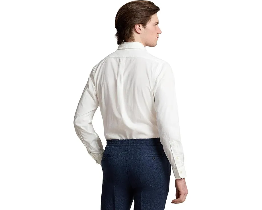 Классическая рубашка Polo Ralph Lauren из ткани шамбре