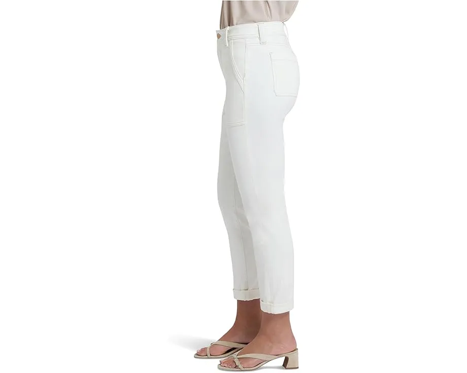 NYDJ Джинсы Margot Girlfriend в стиле расслабленного кроя Vintage White