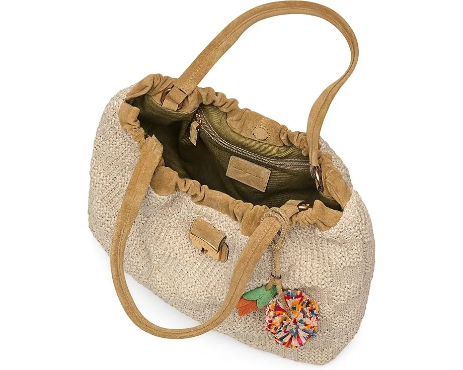 Летняя сумка-тоут Marc Jacobs The Summer Woven Cristina из плетеной ткани