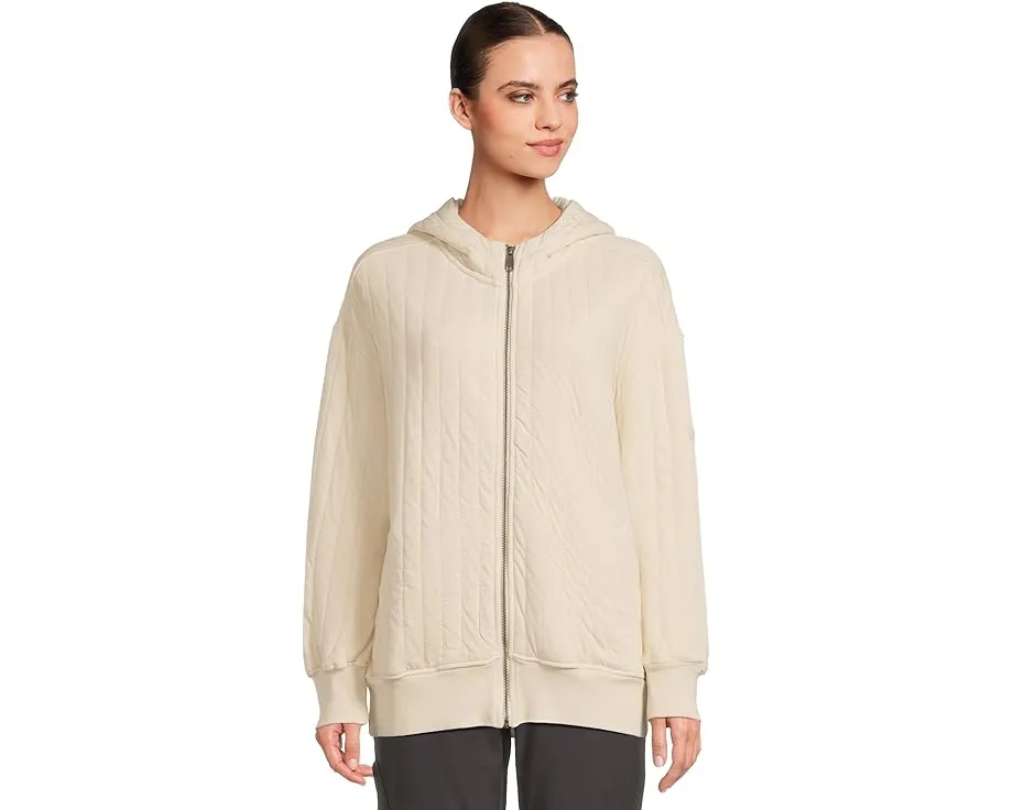 Куртка Prana Cedar and Sage с вертикальной стёжкой и капюшоном