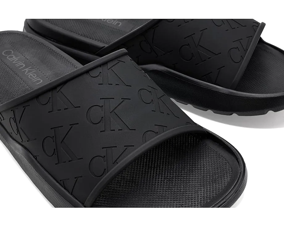 Сланцы Calvin Klein Meiiny с логотипом CK и открытым носком