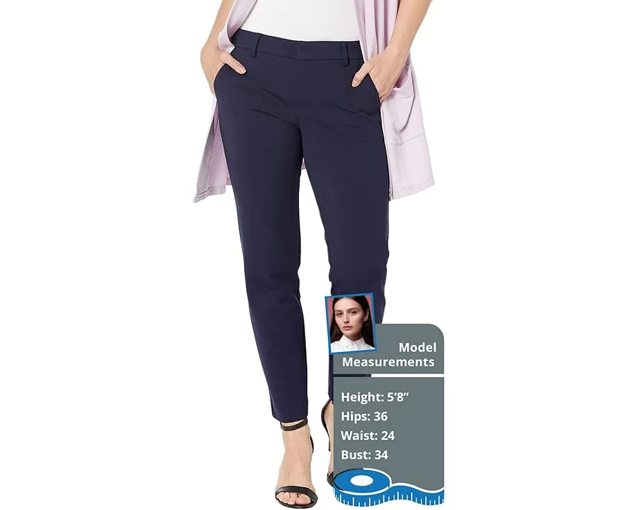 Брюки Liverpool Petite Kelsey прямого кроя из суперэластичного понте