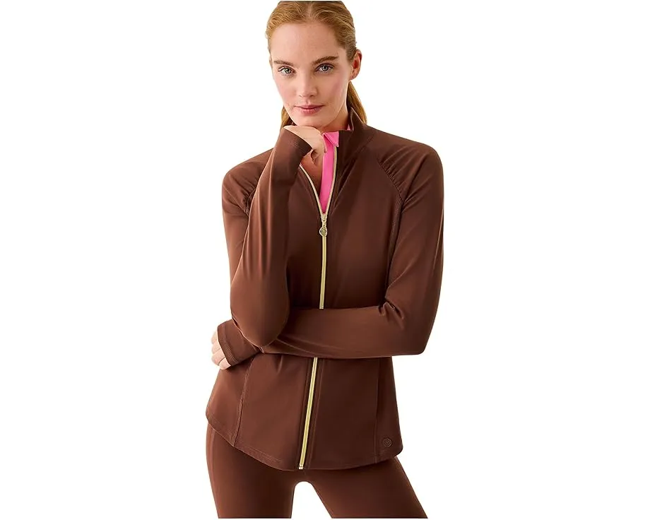 Куртка Justine Full Zip с защитой от солнца UPF 50+ и регланными рукавами Lilly Pulitzer