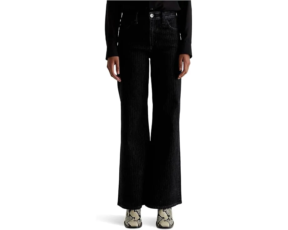 Широкие джинсы AG Saige Mid-Rise Wide Leg с эластаном