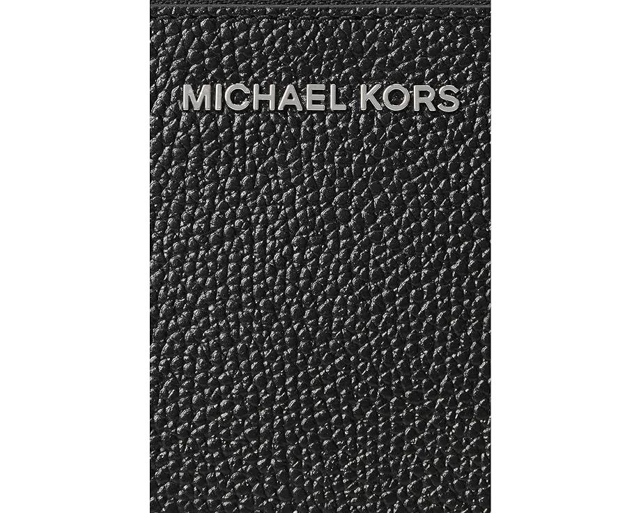 Клатч на запястье MICHAEL Michael Kors Adele Double Zip из зерненой кожи с двумя отделениями