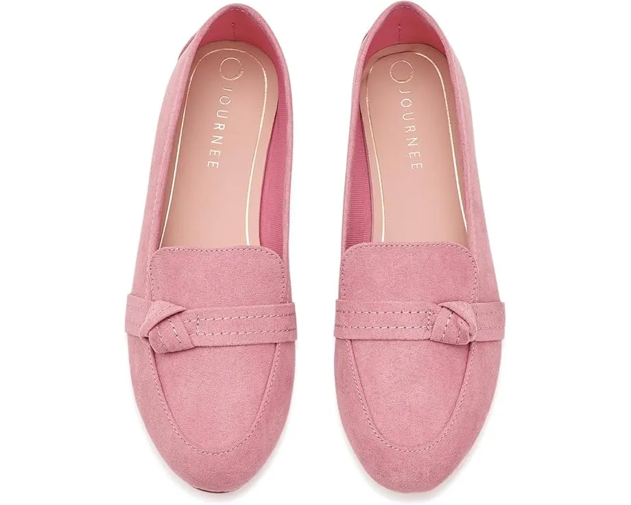 Лоферы Marci от Journee Collection из искусственного замша с узлом