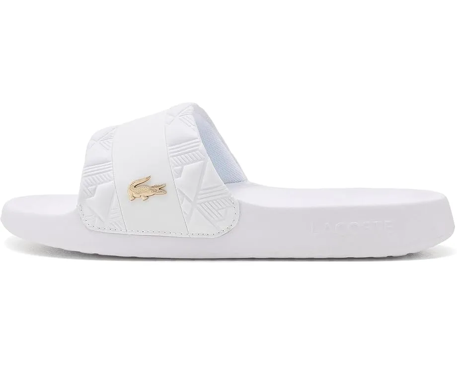 Вьетнамки Lacoste Hybrid Serve Slides с монограммой