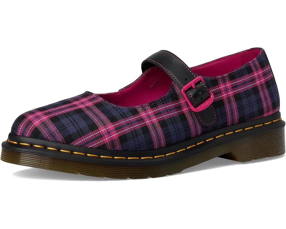Балетки Elphie Mary Jane от Dr. Martens с острым носком и ремешком на пряжке