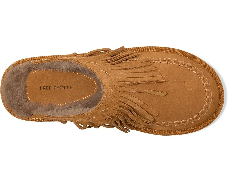 Мюли Free People Fallon с бахромой и искусственным мехом внутри