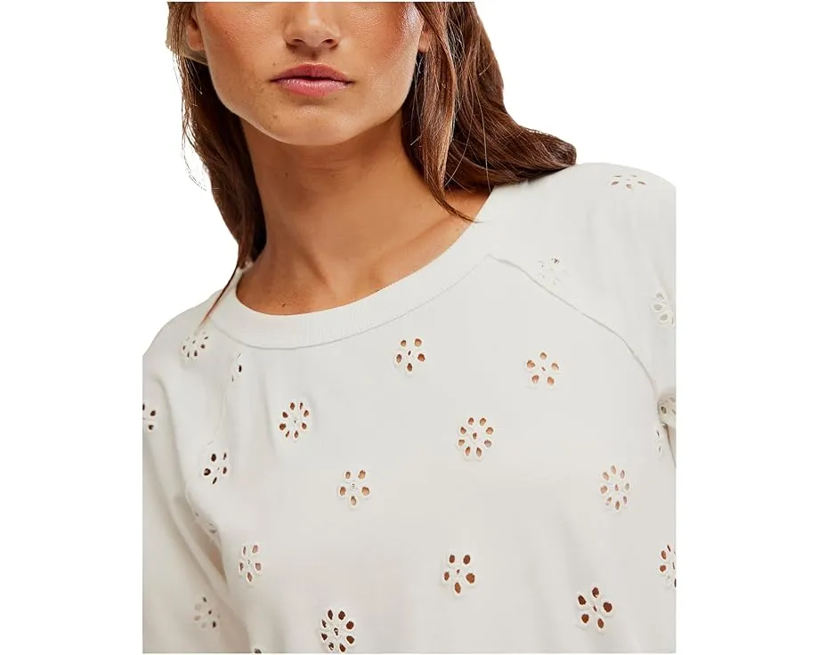Футболка Jessie с ажурной отделкой Free People и короткими рукавами