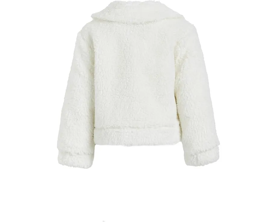 Janie and Jack Детская куртка из искусственного меха Ivory Sherpa для малышей и детей