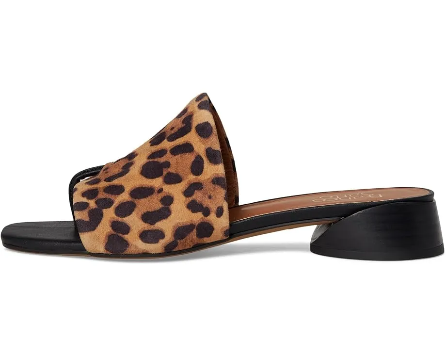 Босоножки Franco Sarto Loran на квадратном каблуке с принтом под животное