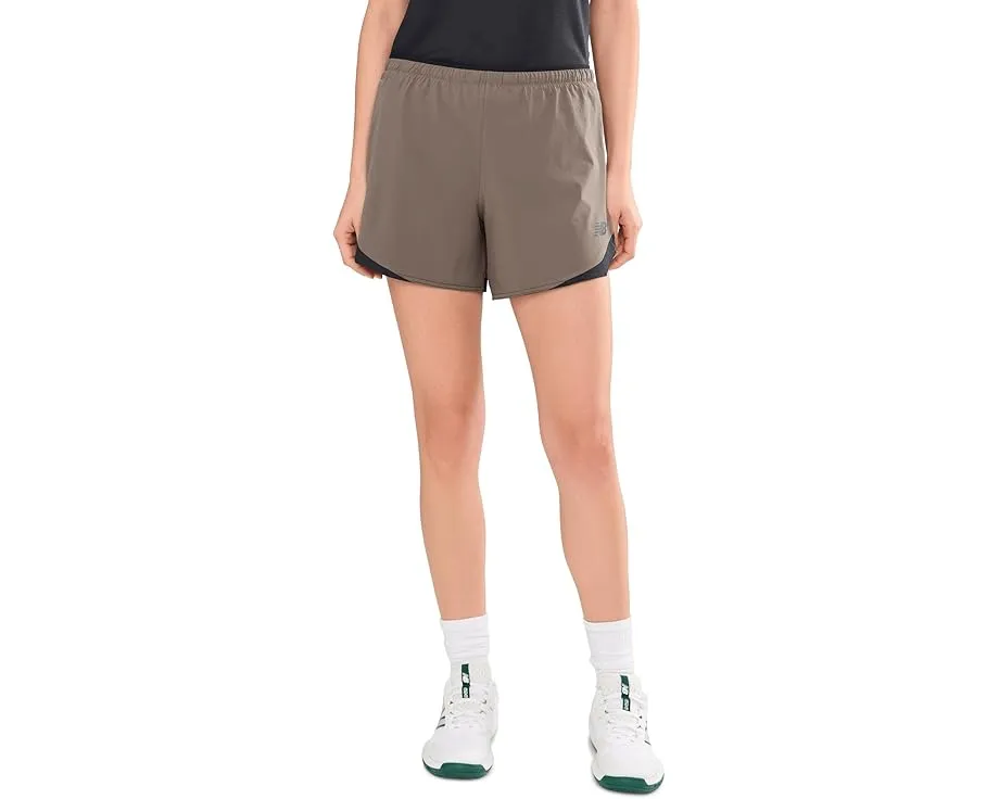 Беговые шорты New Balance 5" Run Essentials с внутренним швом 5 дюймов