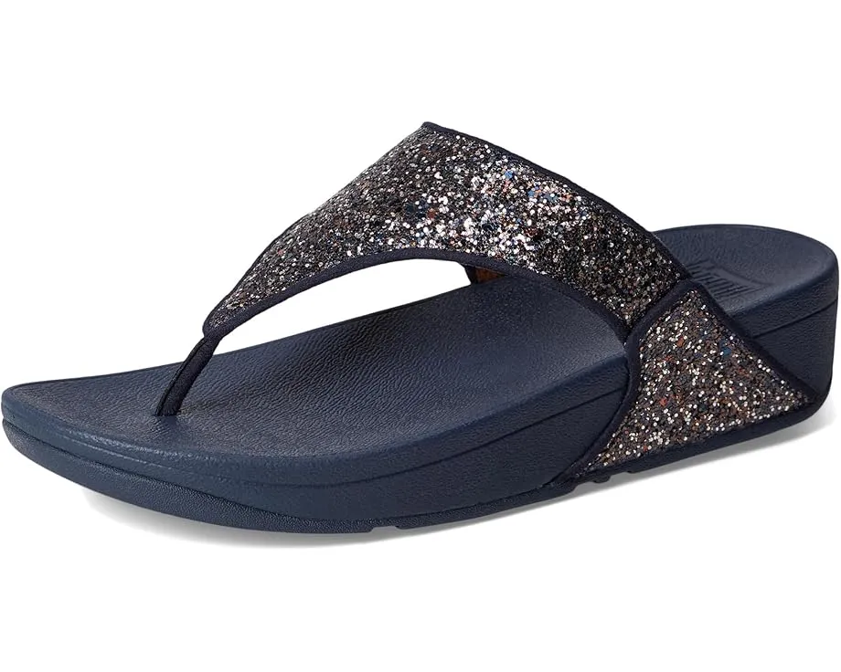 Сандалии FitFlop Lulu Multi-Tonal Glitter с перемычкой и блестками