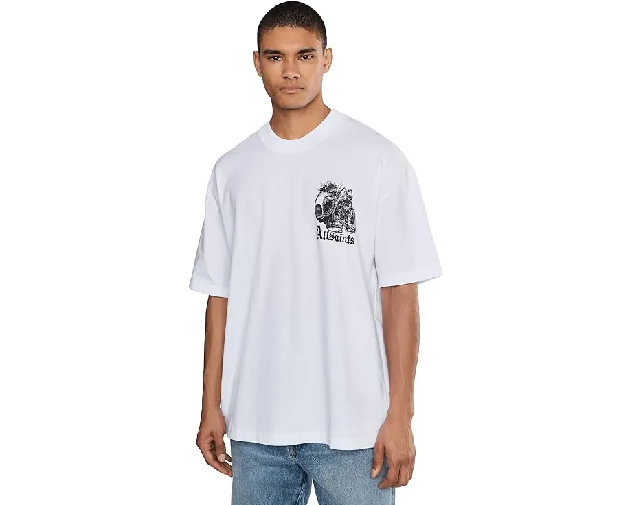 Футболка Panhead с принтом на груди и спине AllSaints