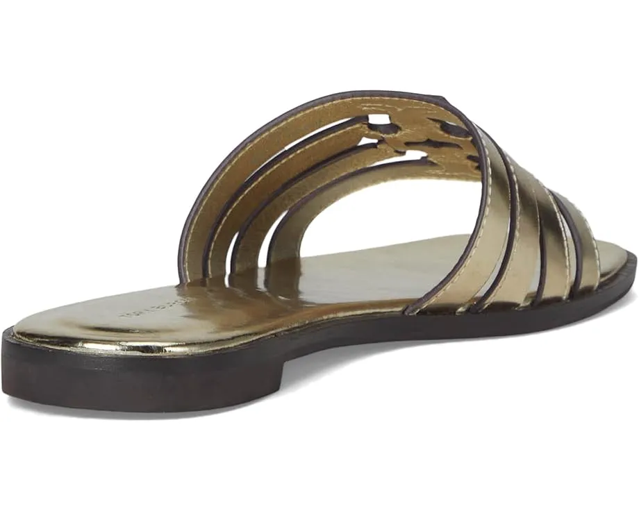Сандалии Tory Burch Ines Cage Slides с плетеным верхом в стиле кейдж