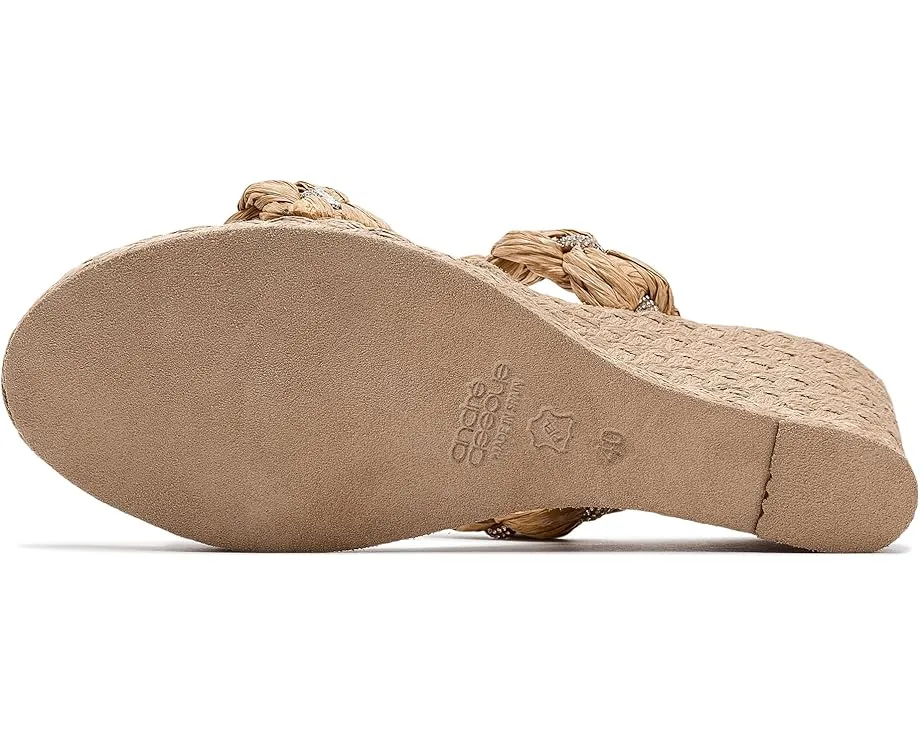 Босоножки Andre Assous Nolita Raffia на платформе из рафии с клиновидным каблуком