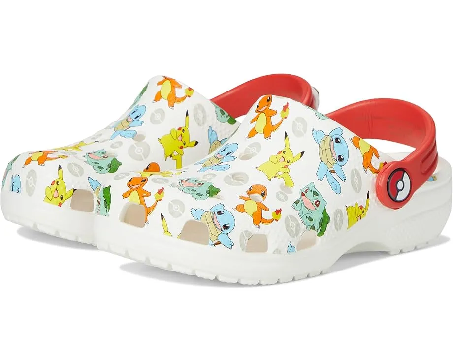 Детские кроксы Crocs Classic Pokemon с рисунком