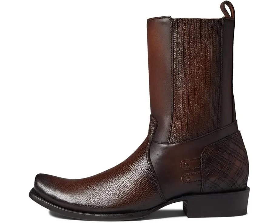 Ботильоны Cuadra CU406 из кожи с квадратным носком и платформой