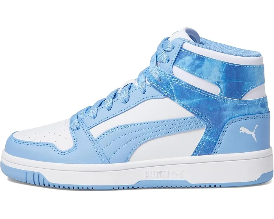 Детские кроссовки PUMA Rebound Layup Mid с технологией SoftFoam+ и перфорацией