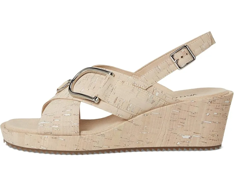 Vaneli Cadesh сандалии на танкетке из пробки с открытым мыском