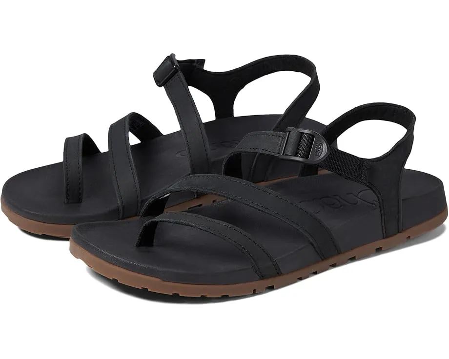 Сандалии Chaco Lowdown Leather Strappy на молнии с поддержкой свода стопы