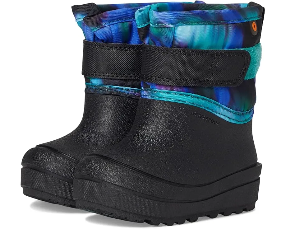 Детские сапоги Bogs Kids Baby Snow Shell с принтом северное сияние