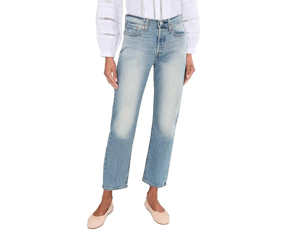 Джинсы Levi's Premium Wedgie Straight свободного кроя с прямыми штанинами