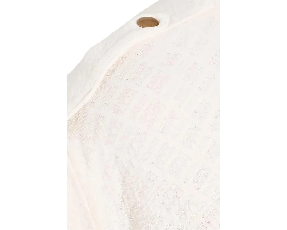 Футболка NIC+ZOE NZT Lace Knit с капюшоном и кружевным узором