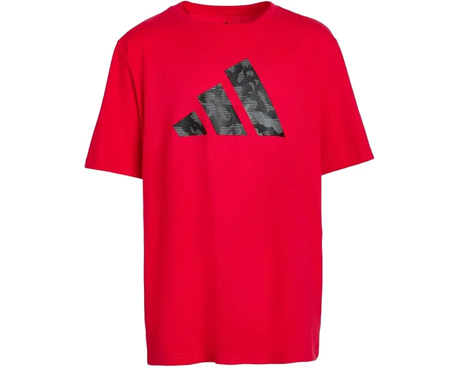 Футболка adidas Kids Lenticular Camo Logo с лентикулярным камуфляжным принтом