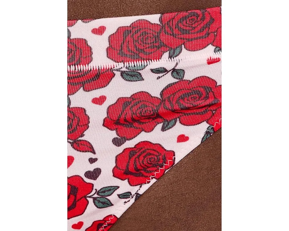 Бикини UltraModal™ Feel Free High Leg с высоким вырезом и цветочным принтом MeUndies