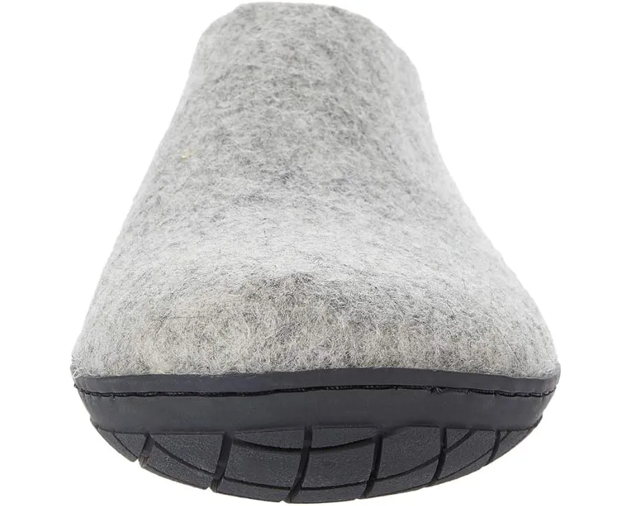 Войлочные тапочки Glerups Wool Slip-On с резиновой подошвой и влагоотводящим эффектом
