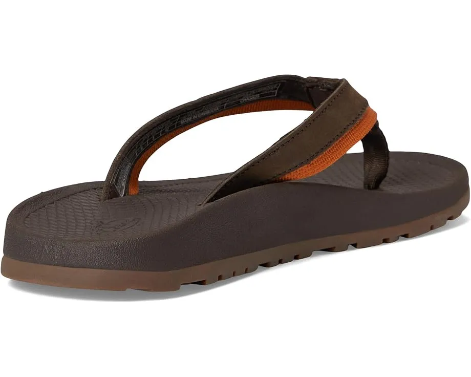 Сланцы Chaco Lowdown Leather Flip из натуральной кожи с анатомической стелькой