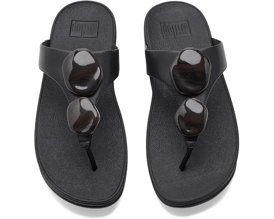 FitFlop Сандалии Lulu с мраморным камнем и перемычкой