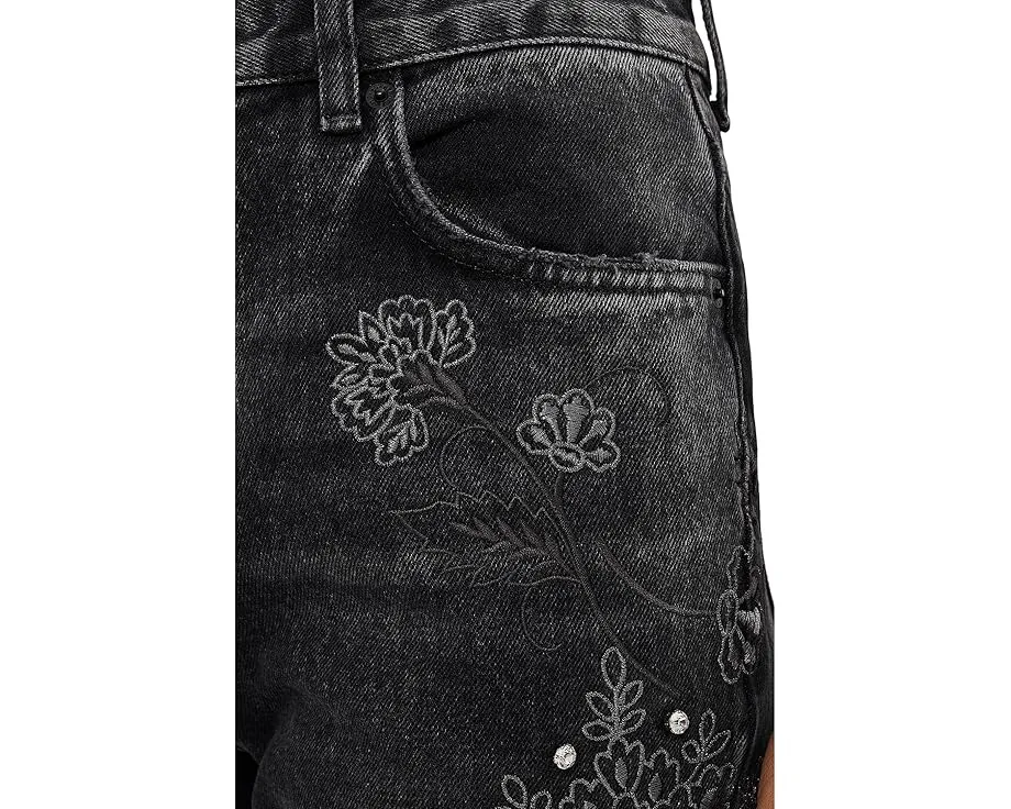 Джинсы Free People Irie Embellished с декором и прямой штаниной