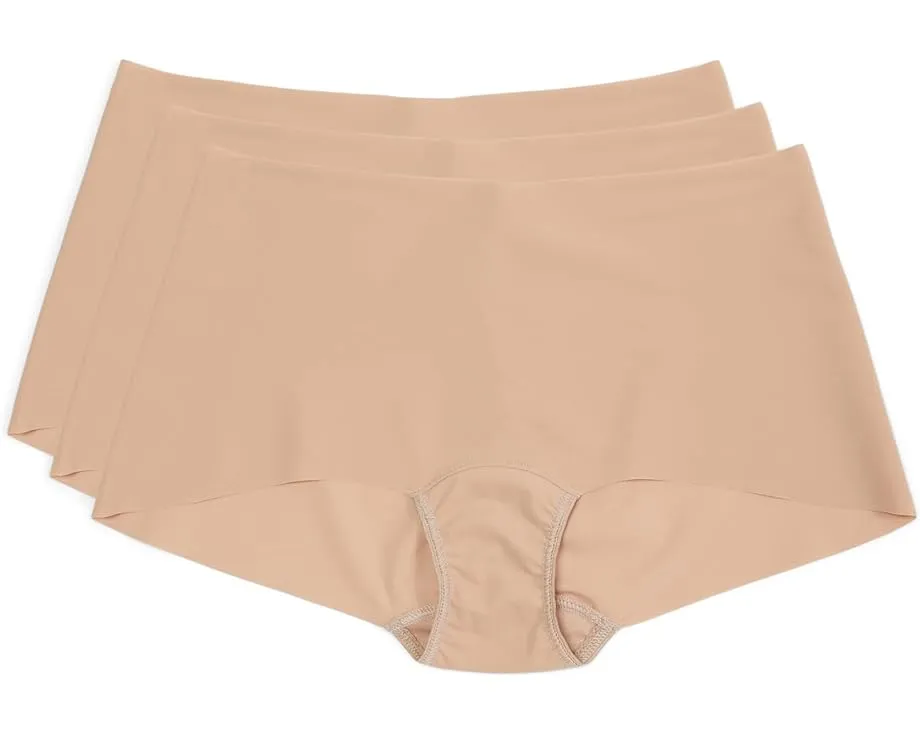 Hanky Panky Набор из 3 шорт BreatheSoft с эффектом второй кожи