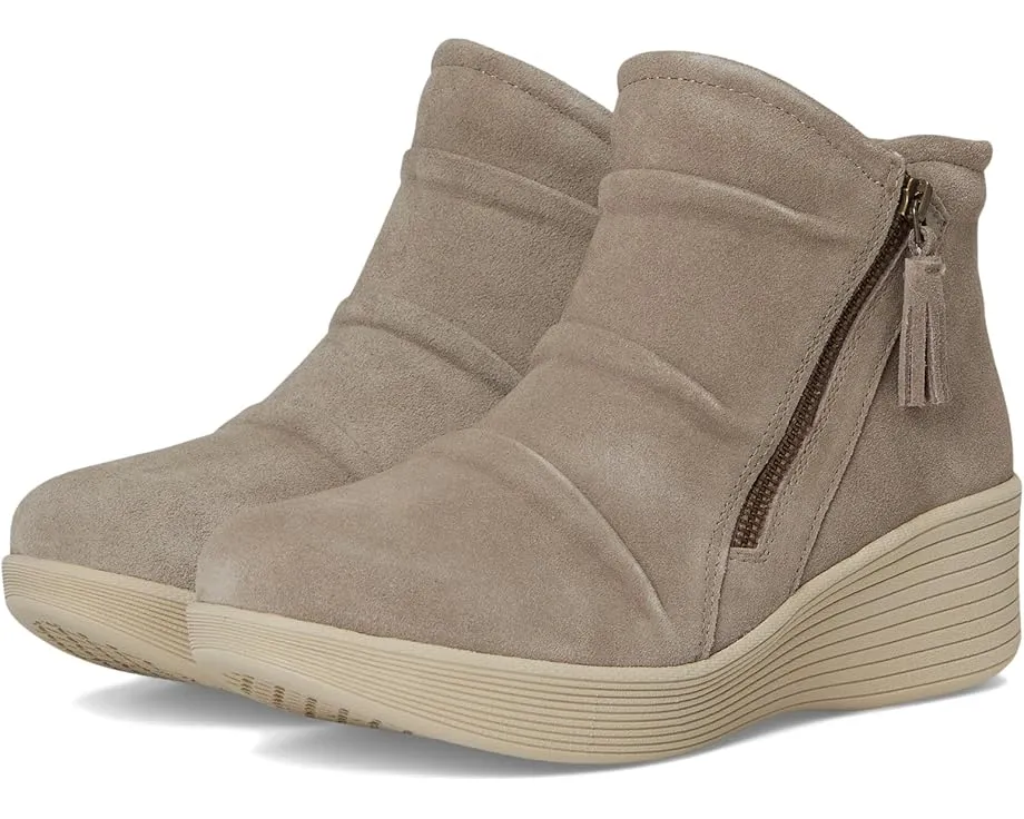 Ботинки SKECHERS Parallel Lite на клиновидном каблуке с кожаным верхом и стелькой Memory Foam