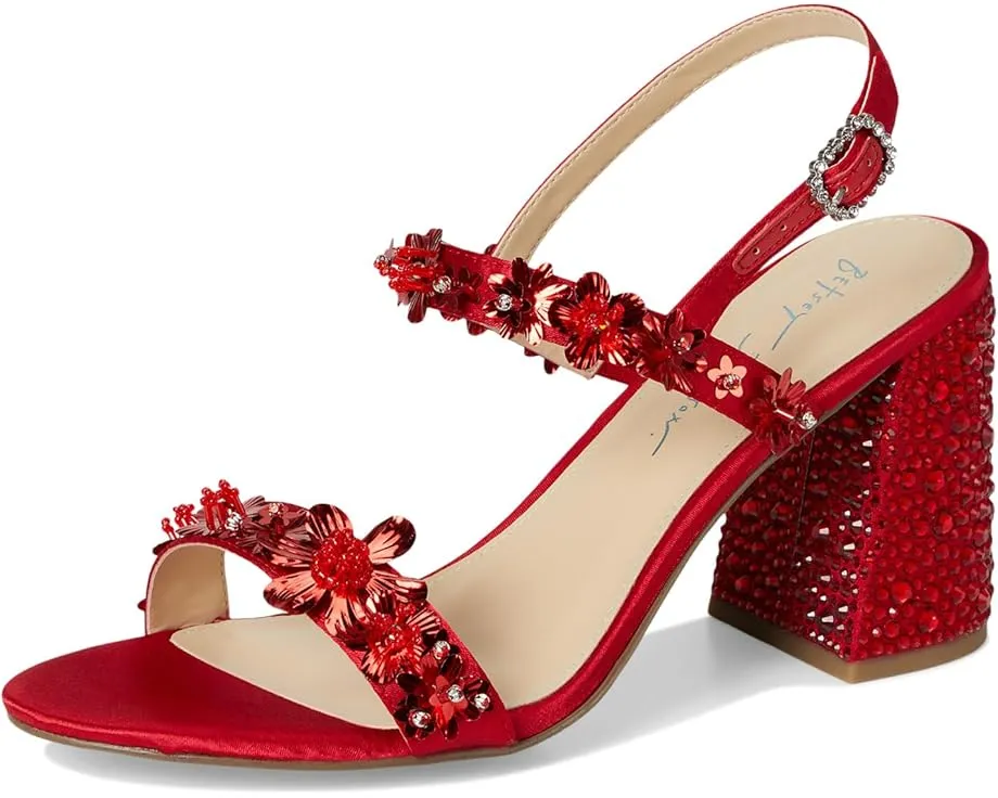 Босоножки на устойчивом каблуке Blue by Betsey Johnson Drue с ремешком и открытым носком