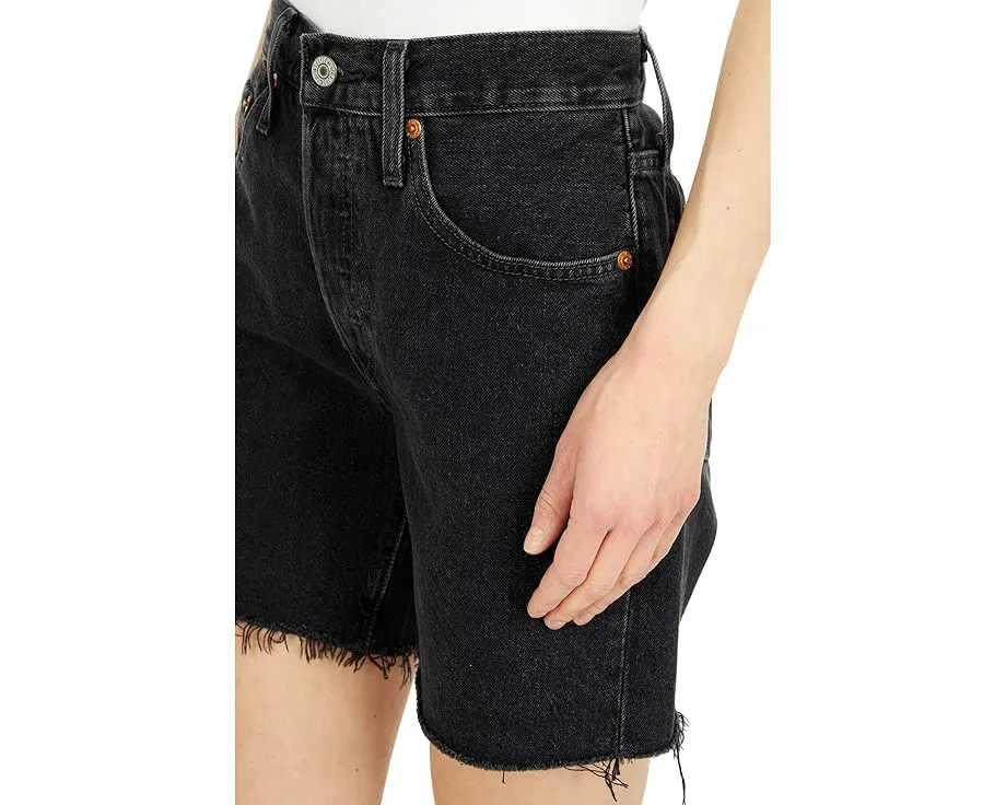 Шорты Levi's Premium 501 Mid Thigh из премиального денима прямого кроя