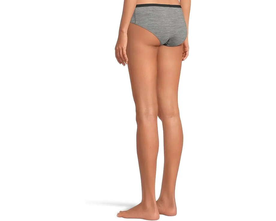 Бикини Icebreaker Merino 150 Siren Hipkini из шерсти мериноса с асимметричным принтом