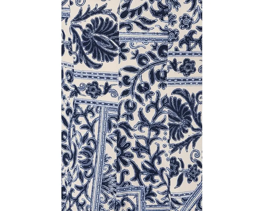 Миди-платье Avec Les Filles с открытой спиной и контрастными вставками