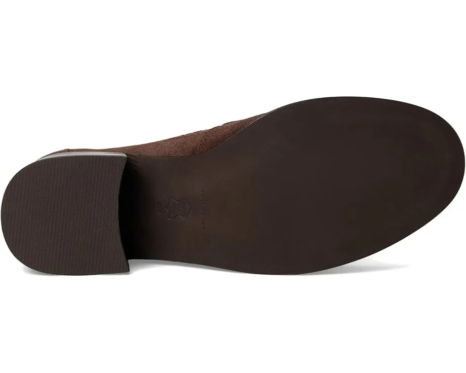 Tory Burch Лоферы на каблуке 55мм из замши с логотипом