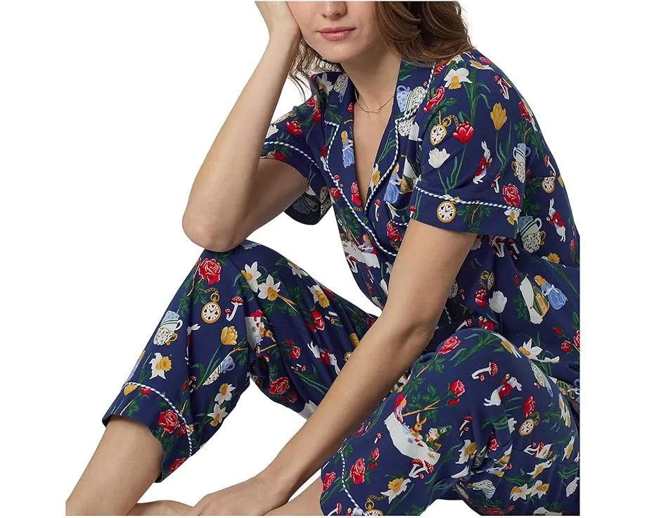Пижамный комплект Bedhead PJs с короткими рукавами и укороченными брюками