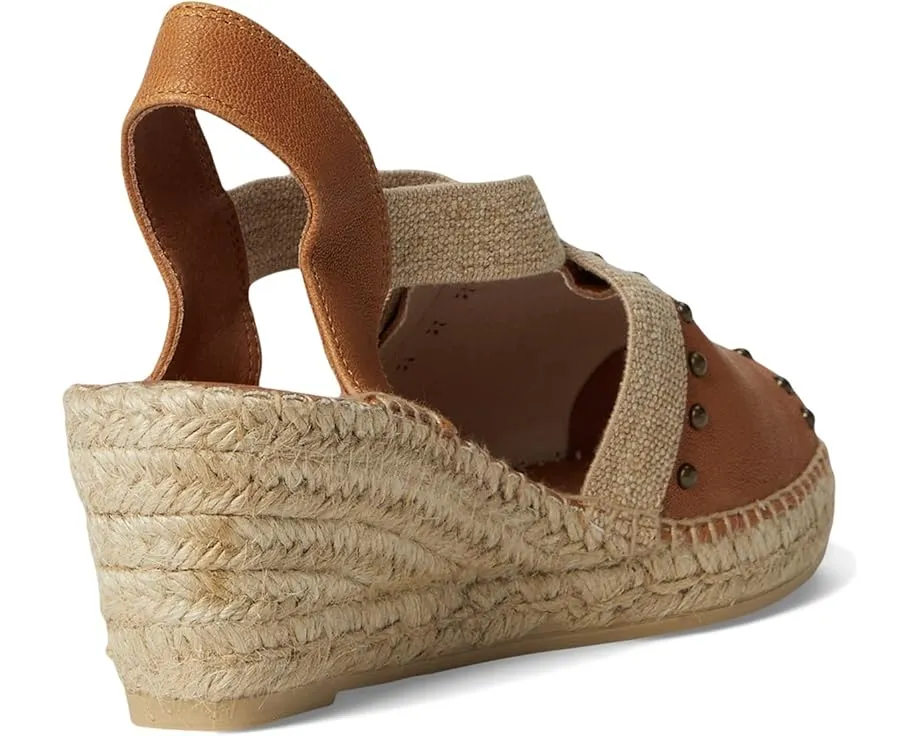 Сандалии Toni Pons Madrid из мягкой кожи с открытым мысом на клине