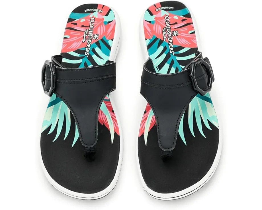 Сланцы Breeze Cove Clarks с технологией Cloudsteppers и стелькой Cushion Soft