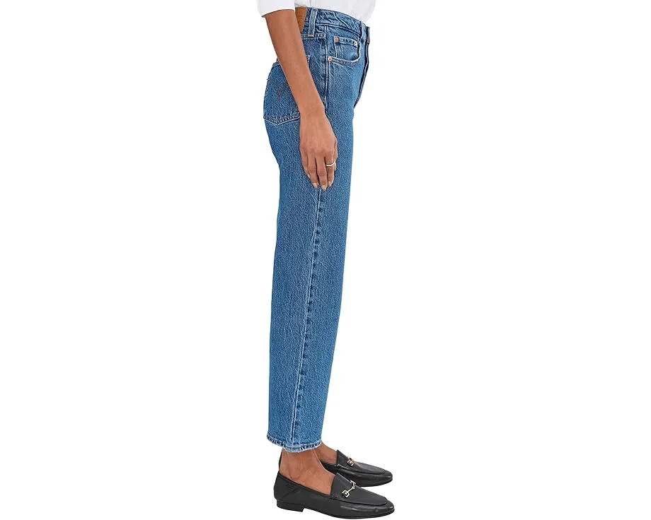 Джинсы Levi's Premium Ribcage Straight Ankle с высокой посадкой и прямыми штанинами